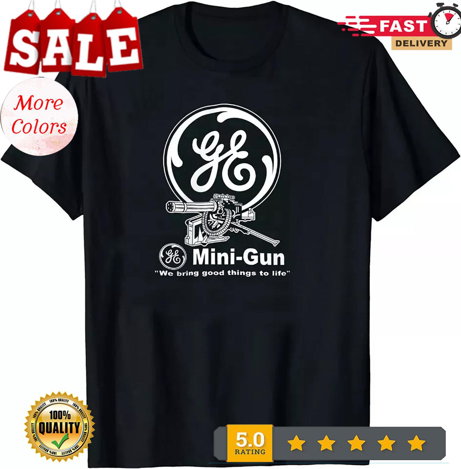 НОВАЯ ОГРАНИЧЕННАЯ СЕРИЯ General Electric МИНИ-ПИСТОЛЕТ Смешная Футболка L