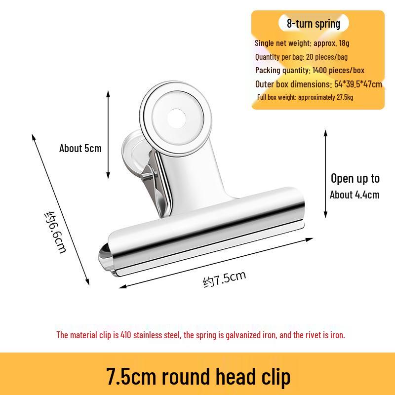 Stainless Steel Butterfly Clips for Organizing and Stationery