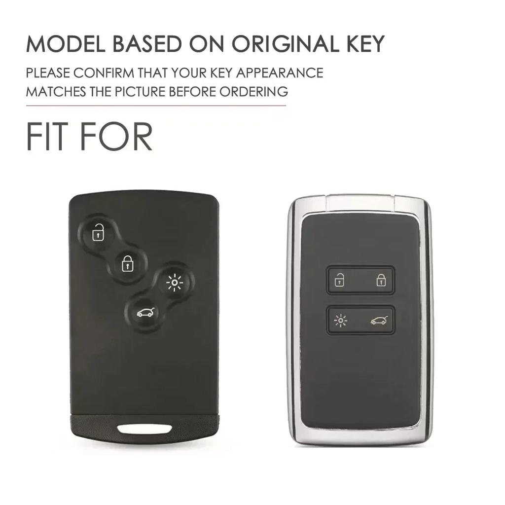 New Car Remote Key Case Cover For Renault Koleos Kadjar Captur Megane Talisman Espace Clio Zoe Scenic 4 Arkana Dacia Sandero
