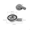 Right Angle Sink Drain Efficient Drainage RV Space Saving Plumbing Part for Train