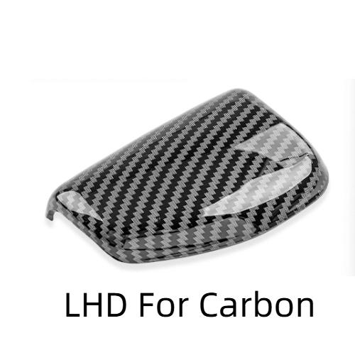 LHD/RHD For Hyundai Elantra CN7 N 2020-2026 Red Carbon Fiber Style Gear Shift Knob Cover Trim Cover Trim Car Interior Parts