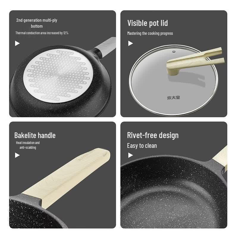 COOKER KING Maifan Stone Non-Stick Wok (26cm)