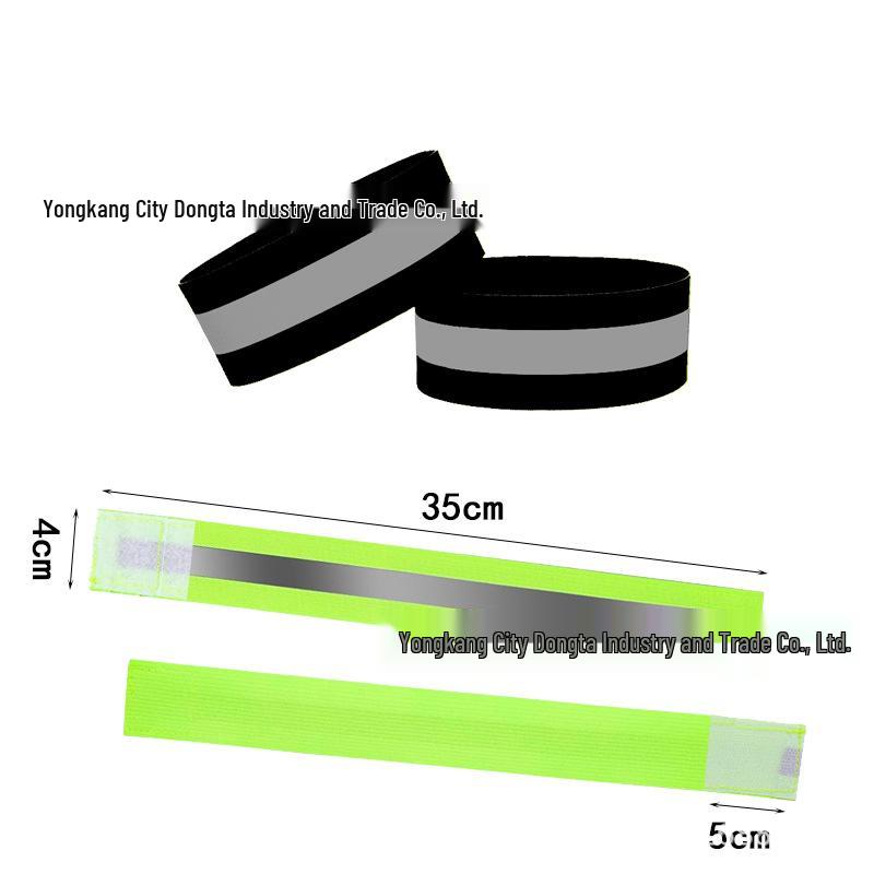 Reflective Running Armband & Wrist/Ankle Cycling Band - Elastic & Protective