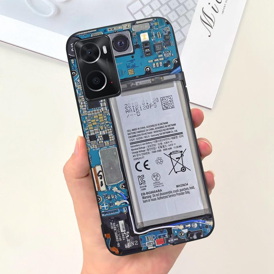 For OPPO A76 A96 4G Case CPH2333 CPH2375 Phone Case Fashion Flower TPU Soft Silicone Cover For OPPO A36 A 76 A 96 OPPOA76 Fundas