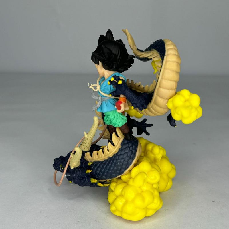 Dragon Ball Goodbye Sun Wukong Figure Dou Yun Shenlong Statue Animation Model Car Chassis Ornament Saiyan