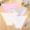 4Pcs/Set Sexy Women Ice Silk Low-waist Panties Female Traceless Briefs Ladies Comfortable Lingerie G-String Underpants