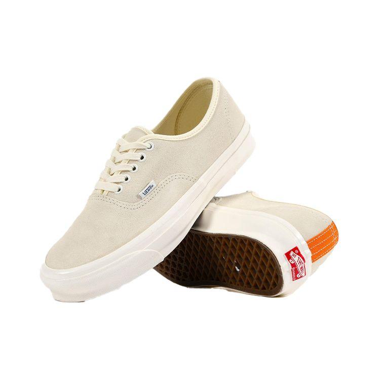 Vans OG Authentic LX Antique White Unisex Sneakers Persimmon-Orange VN0A4BV94J0