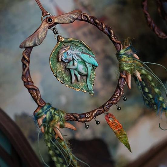 Handcrafted Moth Hanging Decoration Metal Elf Wall Hanging Sculpture Nature Inspired Artistic Pendant for Home Door Window Decor