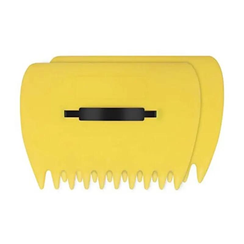 

1 set Serrated Handheld Rake Garden Leaf Collector Outdoor Leaf Trap Yard Leaf Rake Hands-Free Rake Garden Yard Cleaning Tool жовтий