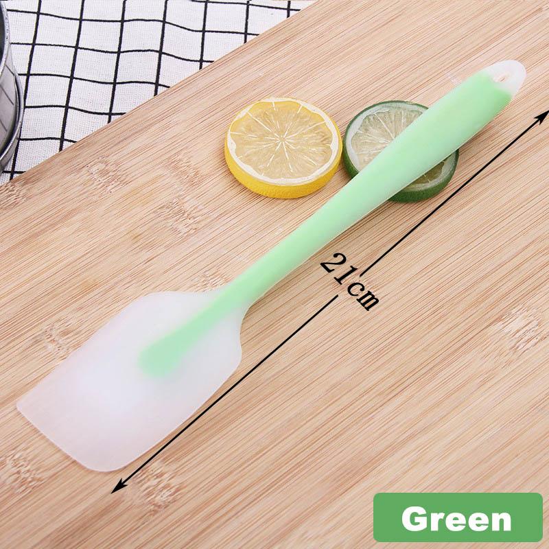 Baking Tools Spatula Translucent Mini Silicone Spatula Baking Scraper Cream Heat-Resistant Kitchen Utensils Smoother Decorator