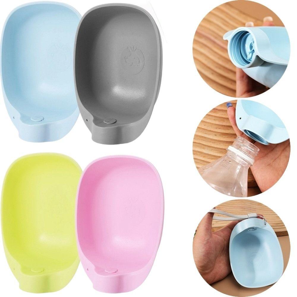 Plastic Pets Outdoor Drinking Bowl Pet Drinking Fountains  Pet Going Out Water Drinking Supplies