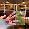 Fashion Palm Tree Phone Case For iPhone 17 Pro Max 16 Pro 15 Plus 14 13 Mini 12 11 16E 17 Air Transparent Case