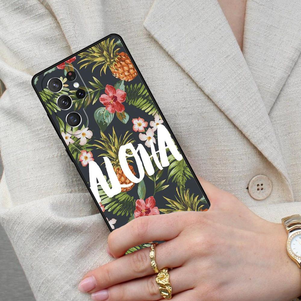 Hawaii Aloha Cell Phone Case for Samsung Galaxy S26 Ultra S25 S24 S23 S22 S21 S20 Note10 Cover