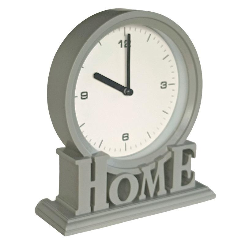 Retro table clock creative home desktop living room study desktop ornament table clock glass retro digital clock