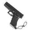 1:3 Scale G17 Keychain High Simulation Decoration Alloy G17 Model Key   for Daily Use