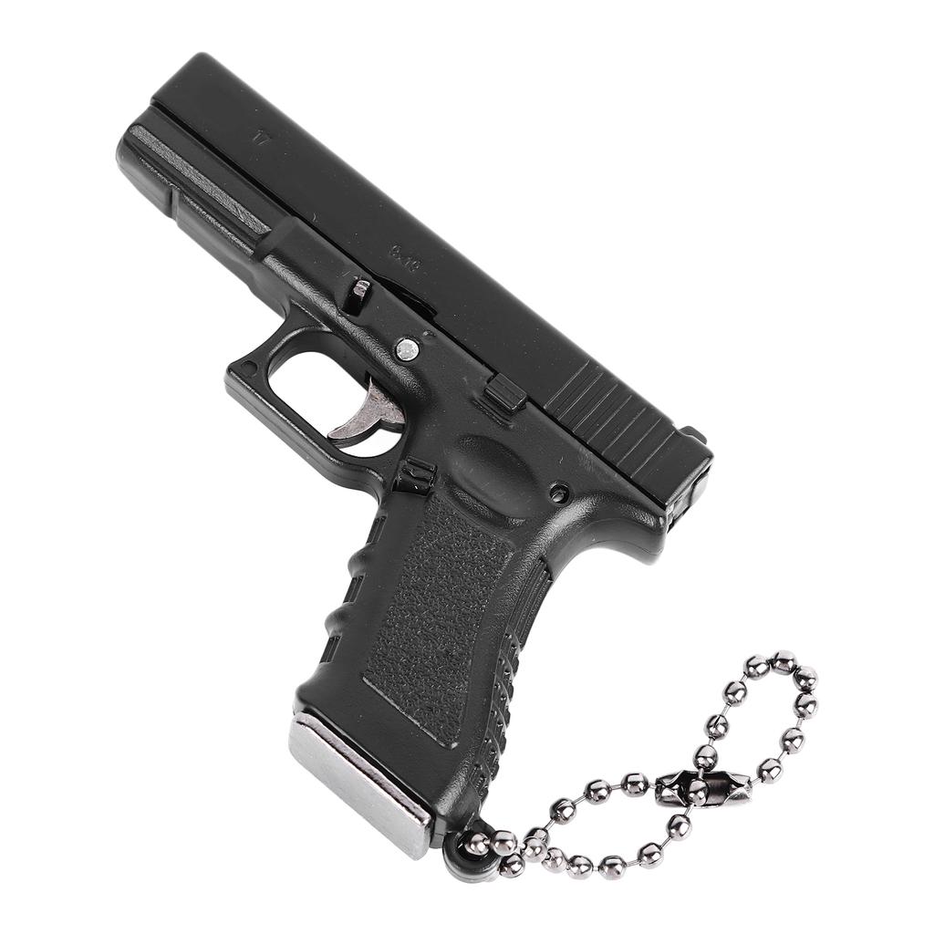 1:3 Scale G17 Keychain High Simulation Decoration Alloy G17 Model Key   for Daily Use