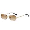 SHAUNA Gothic Rimless γυαλιά ηλίου Retro Punk Gradient Shades UV400