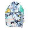 HERMES X-stamped Modernism Tropical Musardine Pouch Silk Drawstring Bag Pouch blueUsed