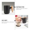 1Set Tea Separation Cup Wooden Handle Delicate Practical Office Travel Workout Gift Tea Water Bottle Ceramic Cup