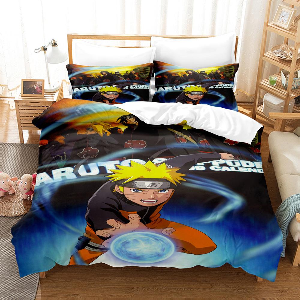 

Three-Piece Set 3D Digital Printing Polished Home Textile Bed Sheet Quilt Cover Pillowcase 90 * 200