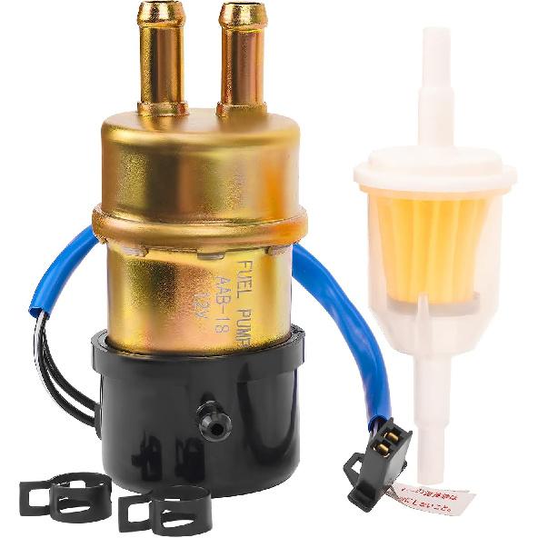 XuLong Electric Fuel Pump Compatible with Yamaha V Star 650 XVS650 Custom With Flames 2005/V Star 650 XVS650 Midnight Custom 2005-2010/XVS650A