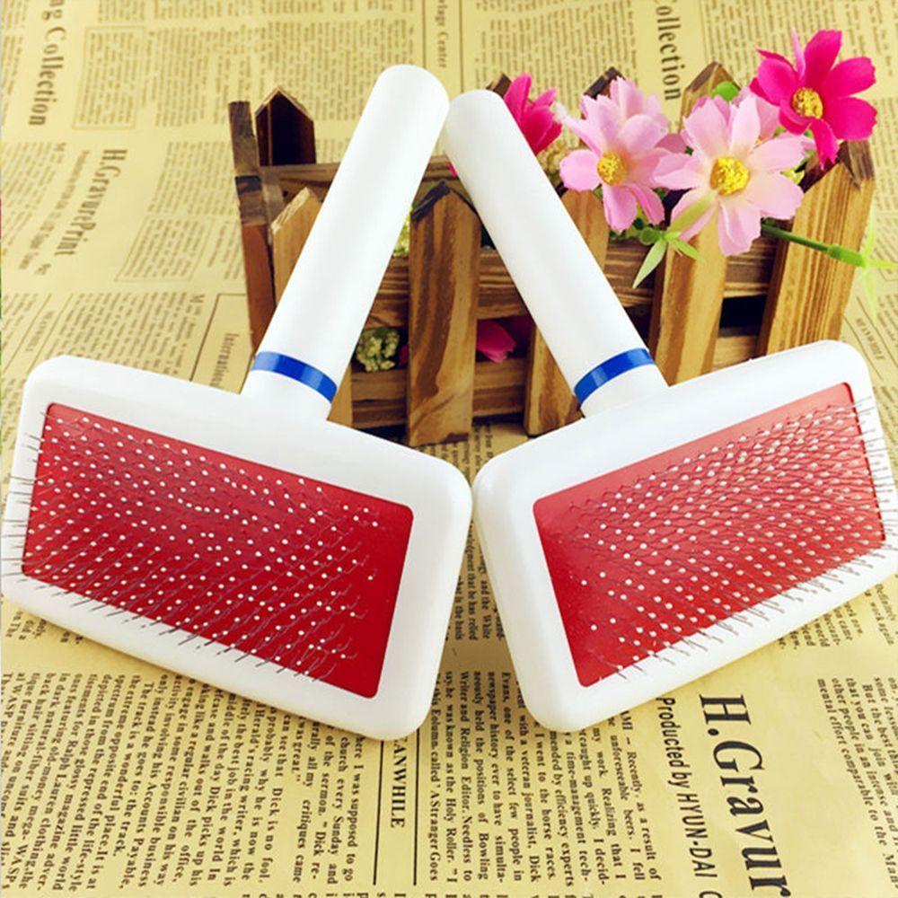 Cat Flea Brush Dog Hair Shedding Grooming Trimmer Comb Slicker Rake Tool Cleaning Gilling Fur Comb