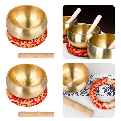 Buddha Sound Bowl Multi-Purpose Tibetan Singing Bowl Set Light Weight Harmonic Sound Chanting Bowl for Relax & Stress Relief