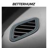 Für BMW X1 E84 2010-2014 Hergestellt aus Alcantara Auto Innenraum Armaturenbrett Seitenlüftungsauslass Zierrahmen Aufkleber Tuning Zubehör