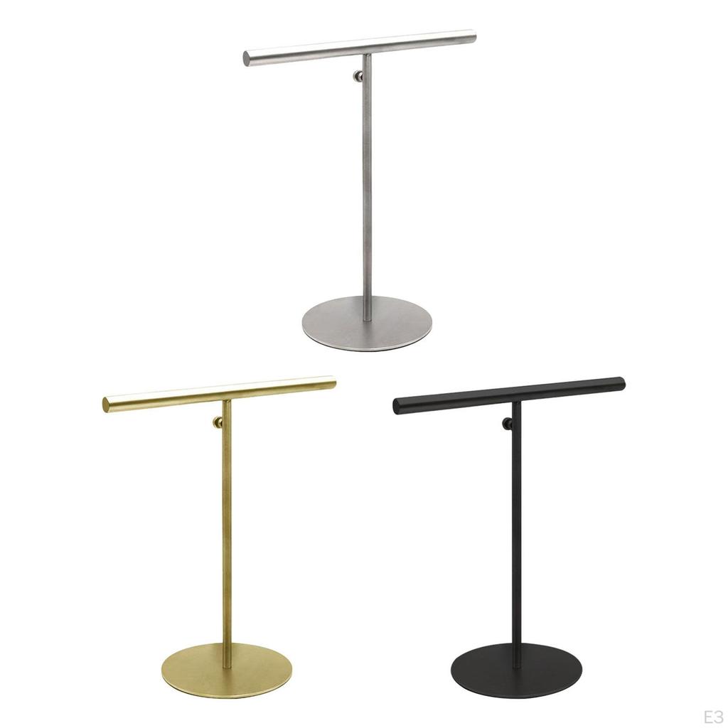 Taschen-Ausstellungsständer Höhenverstellbar Doppelhaken Tischplatte Vielseitig Stabiler Sockel Schmuck-Organizer