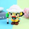 Anime One Piece Luffy Zoro Ace Mini Brick Building Blocks Toys