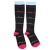 1 Pair Sports Pressure Stockings Elastic Calf Care for Running and Riding Mountaineering S M Black Flash