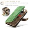 Lanyard Leather Wallet Card Phone Case For iPhone 18 Pro Max 17 Air 17E 16 Plus 16E 15 14 12 13 11 XS XR X Zip Flip Stand Cover