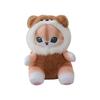 Adorable Mini Plush Raccoon Keychain Cute Animal Doll Soft Fur Keyring Accessory