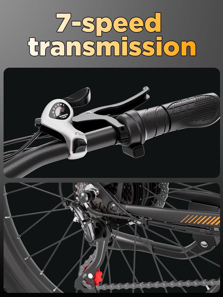 PULUMA PE86 Electric Bicycle 26*3.0 Fat Tire 48V20AH Battery 2000W Motor 50KM/H Torque Sensor Electric Bike Throttle Ebike VTT