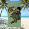 Animation Beach Towels Thickened Microfiber Quick-Drying Bath Towels Outdoor Travel Towels Can Be