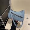 Denim Fashion Casual Bag 2025 New Shoulder Underarm Bag Small Square Bag