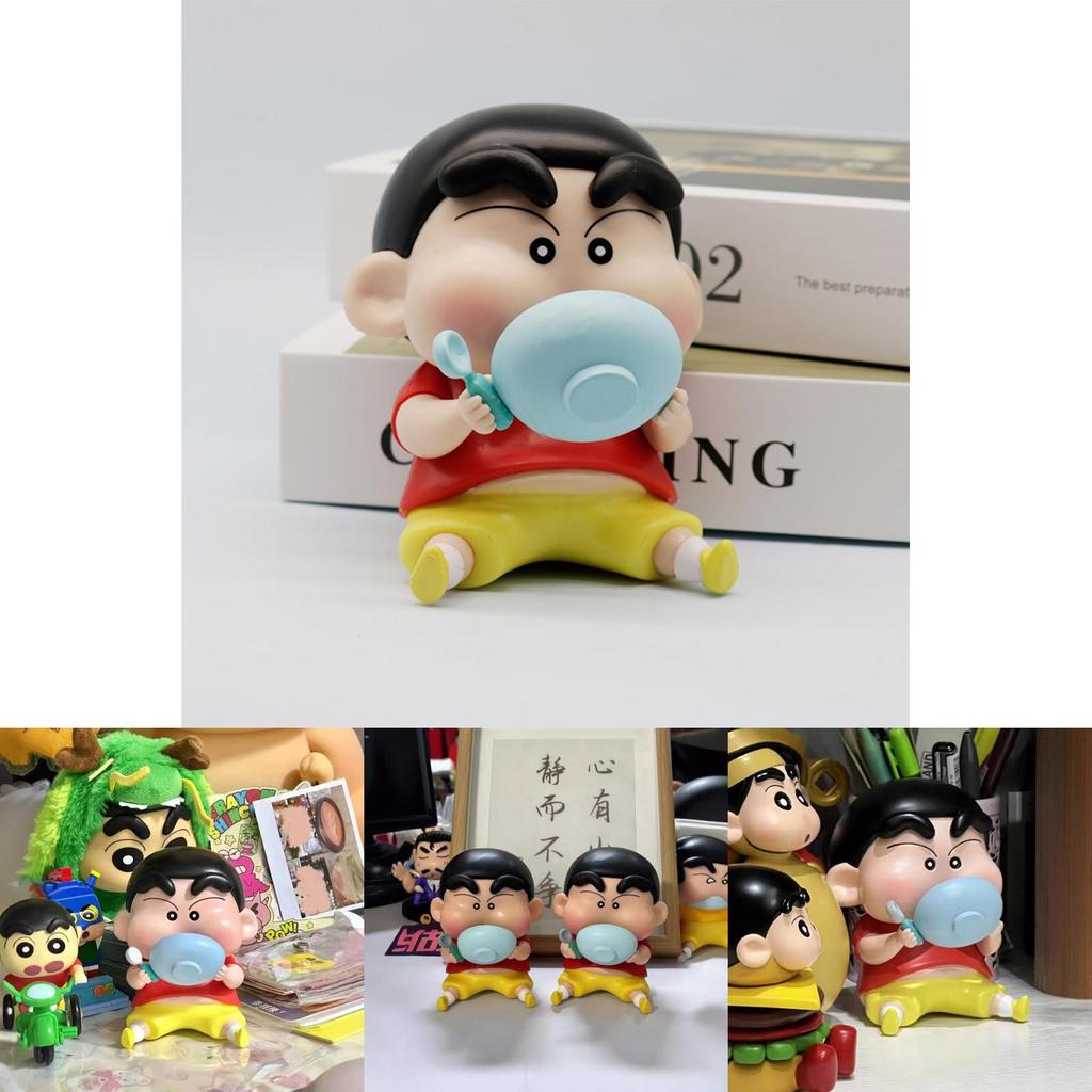 Adorable Crayon Shin-chan Action Figure Cute Pvc Desktop Model For Collectors