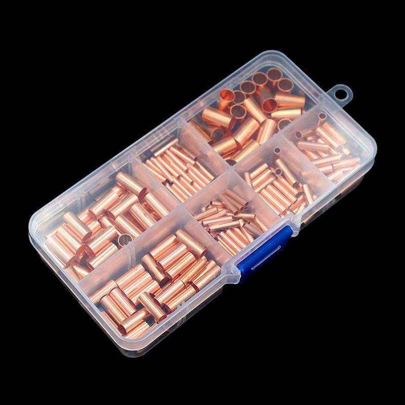 Kit di Connettori Terminali da 250 Pezzi Accessori Crimpatura Cavi