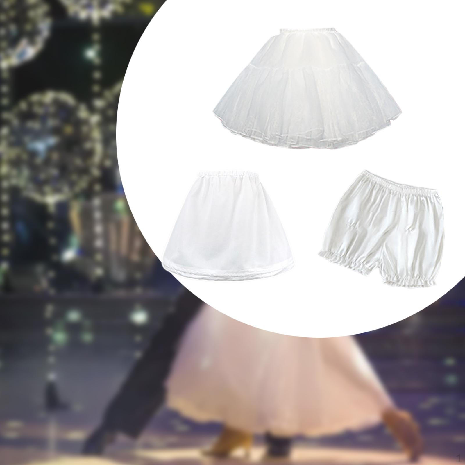 

Комплект из нижней юбки и шорт для вечернего платья и костюма для девочек 35 cm