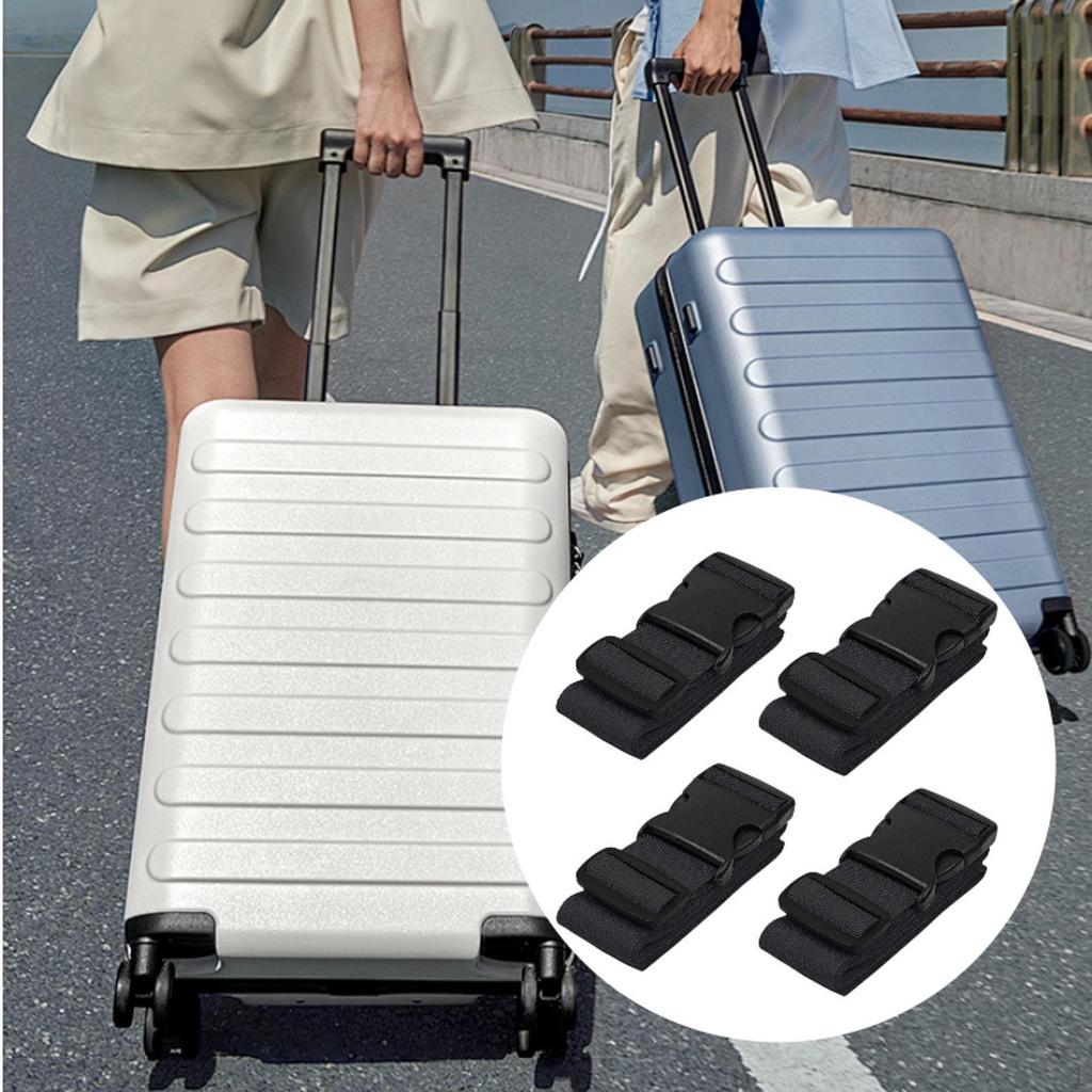 4x Luggage Straps Travel Belt Strap to Keep Your Suitcase Secure While Traveling Bag