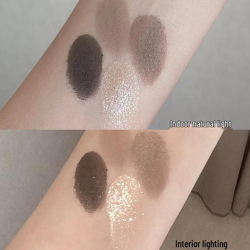 Cold Brew Ash Brown Rich Girl K*TE Dupe 4-Color Eyeshadow Palette GY-1 - Daily Deep Commuting Shades