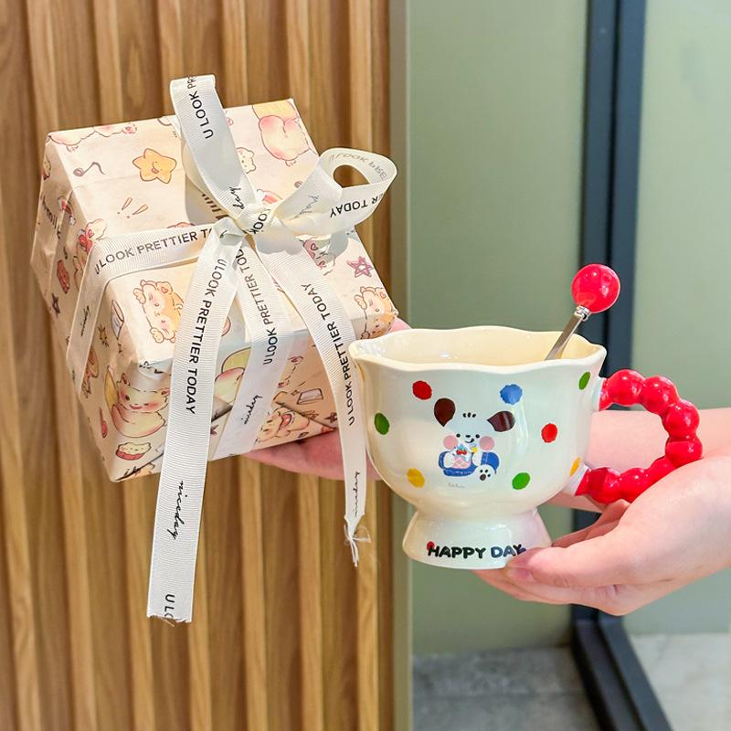 Vysoce hodnotný domácí hrnek Pacha dog keramický hrnek Dívčí hrnek na kávu Pár vodní hrnek Dárek k narozeninám