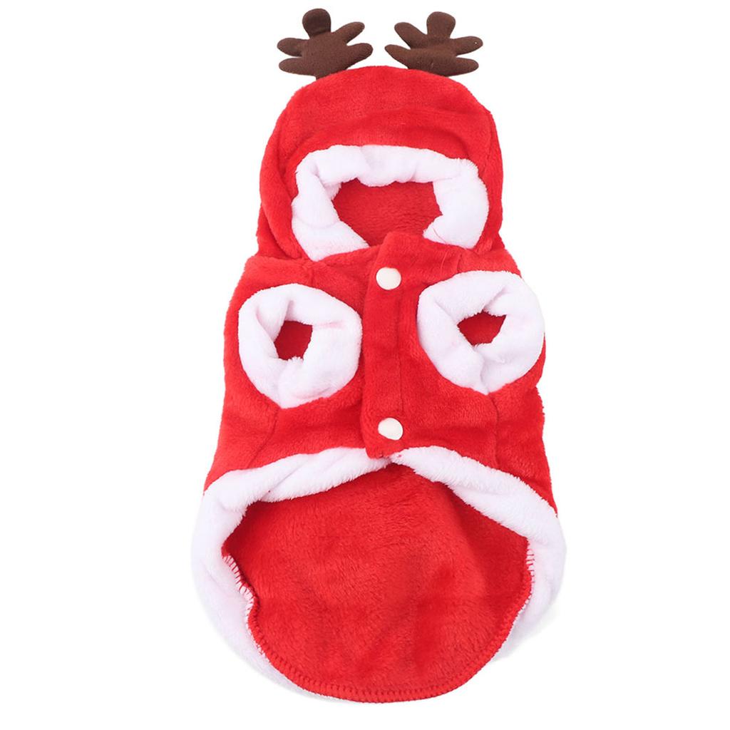 Winter Soft Warm Xmas Tree Cute Dog Clothes Dress for Small Pet Dogs Puppy Jacket Clothing OutfitS