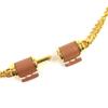 Pristine HERMES Necklace Charnier PM Serie gold Vaux Swift Leather Women Used