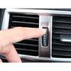 For BMW 2 Series Touring Matte Silver Frame Trim Inner Rear Seat Air Outlet Vent