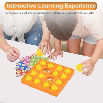 Kids Memory Pieces Game with 5 Double-sided Cards Memory Challenge Parent-Child