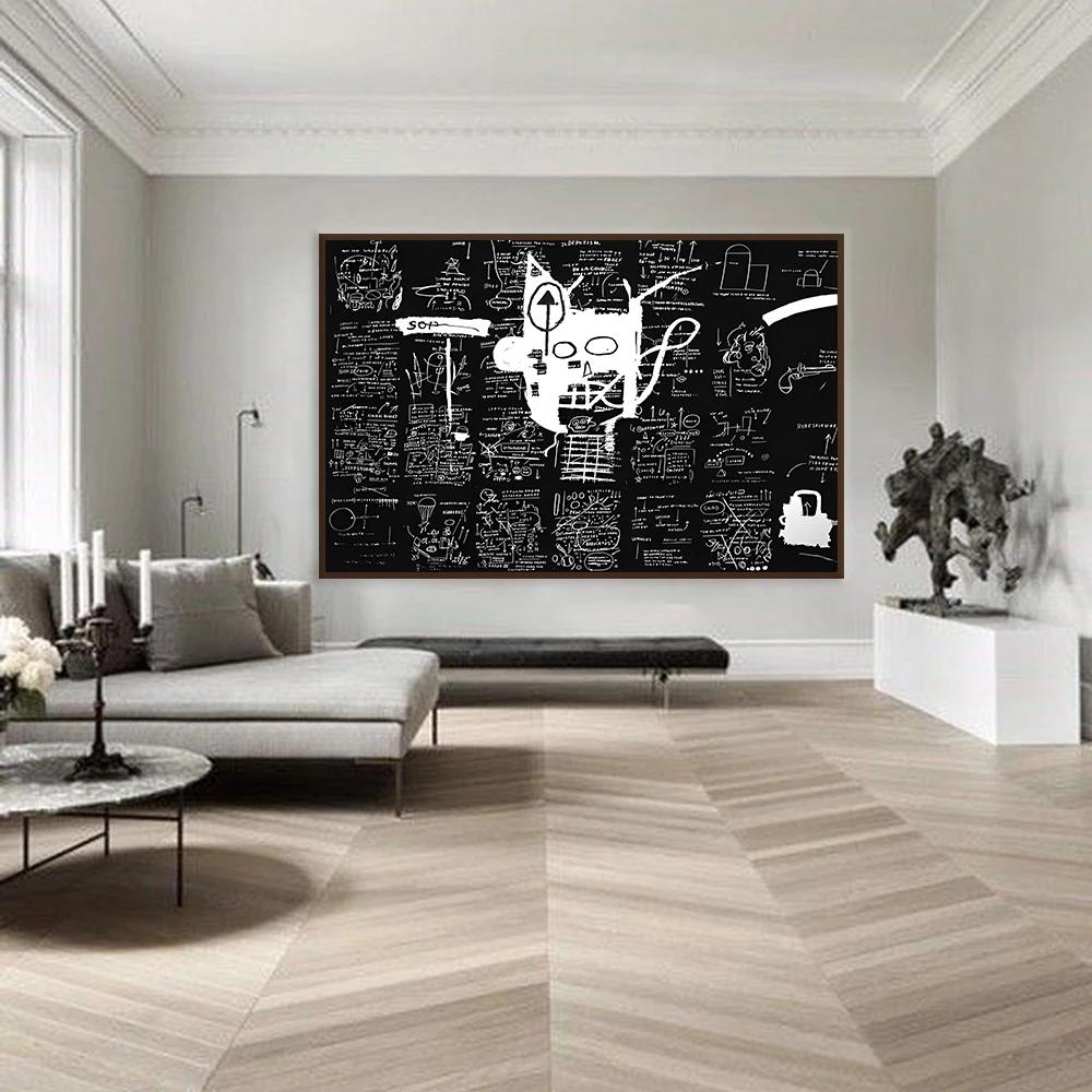 Graffiti Abstract Art Canvas Poster Surrealist Avant-Garde Wall Art Painting Print Picture Shop Restaurant Home Room Decor Mural
