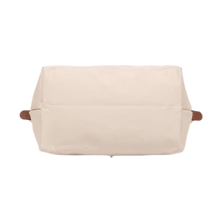 Longchamp Le Pliage 28 Button Zipper Closure Long Handle Dumpling Tote Bag Women tote bags Paper-Color 2605089P71
