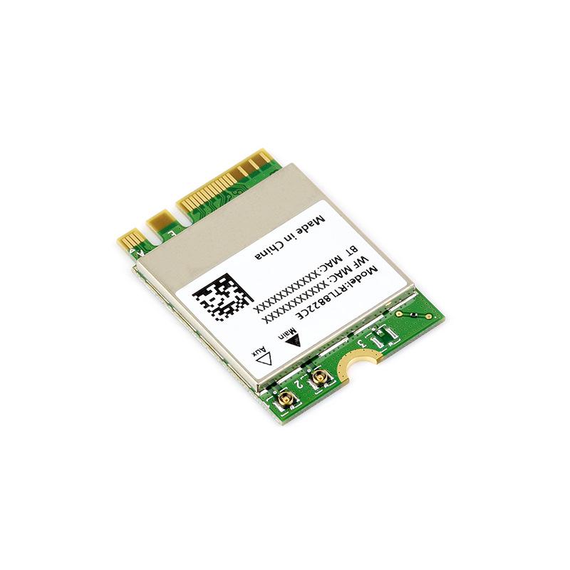 RTL8822CE Dual-Band WiFi5 Network Card with High Speed, Low Latency, Low Power, and Bluetooth 5.0
