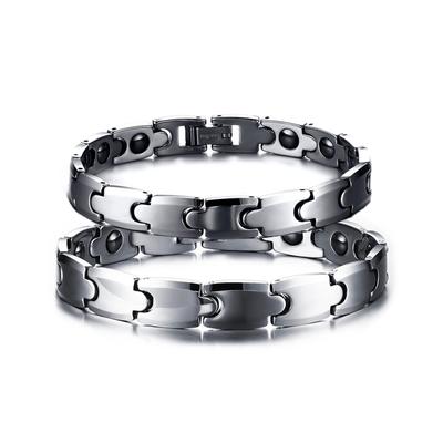 Ikuinen Paar-Wolfram-Armband für Männer und Frauen, Hämatit, Gesundheit, Energie, Kettenglied-Armband, Liebhaber-Armband, magnetisches Armband. Vorteile